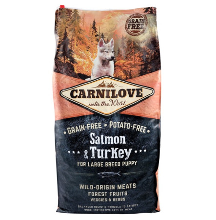 Carnilove Puppy Large Breed Salmon & Turkey 12 кг